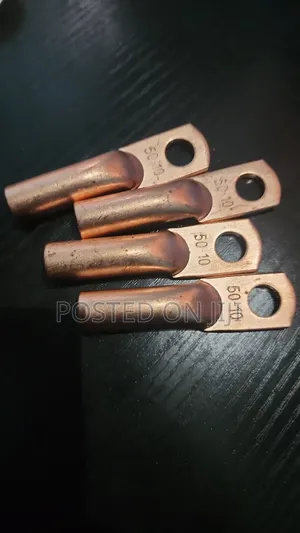 50mm By 10 High Quality Copper Cable Lugs (Long Barrel)
