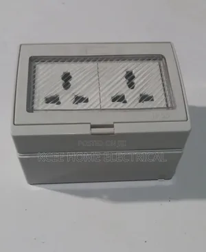 Ip55 Double Weatherproof Socket With Protective Cover – Outdoor Use
