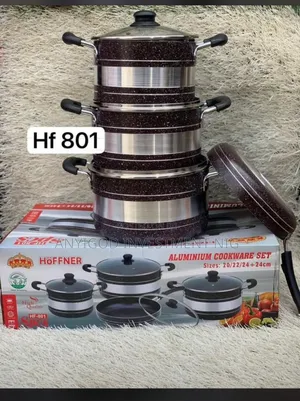 Hoffner Non-Stick Pots and Flying Pan 20,22,24,24cm