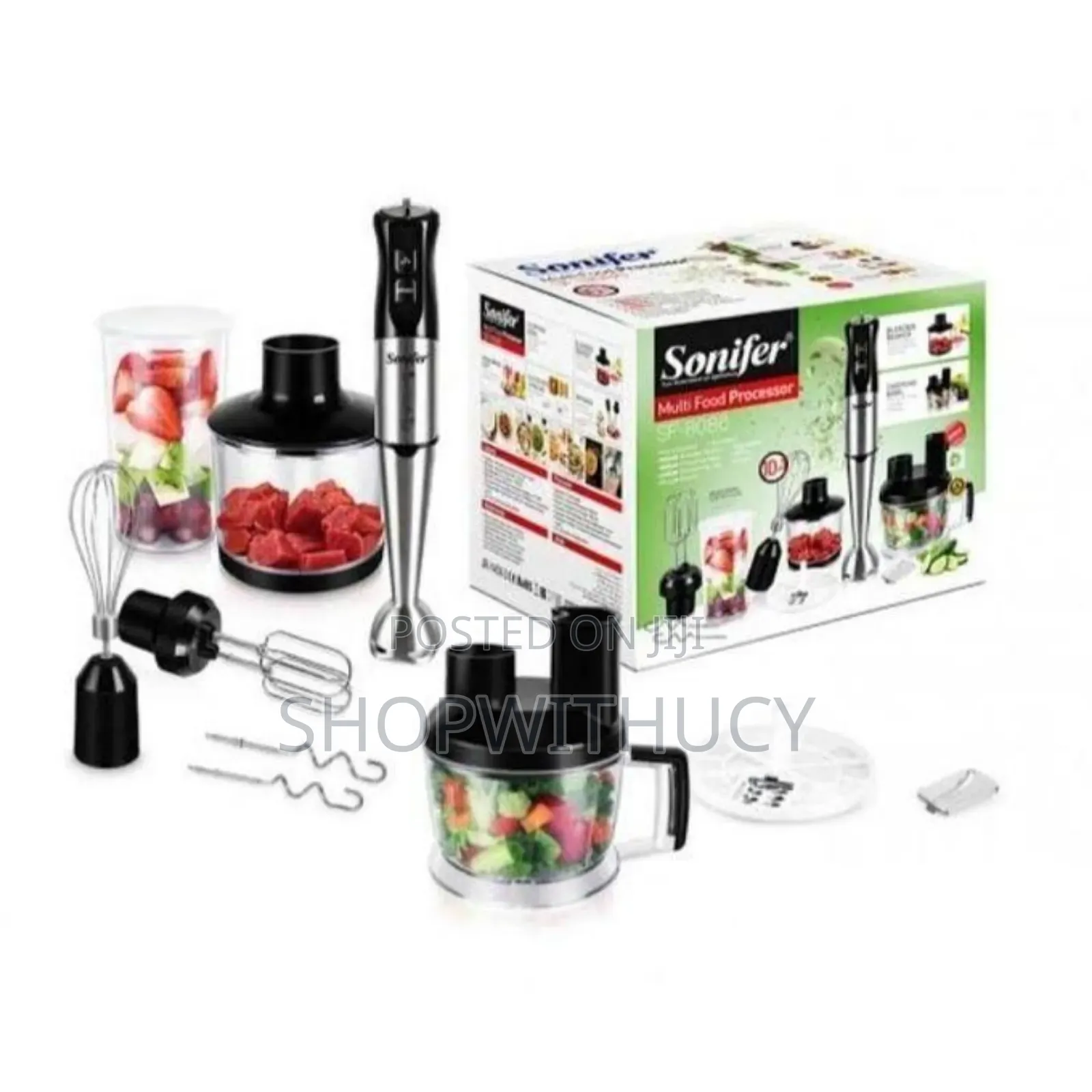 Sonifer Multifunctional Food Processor Hand Blender Set