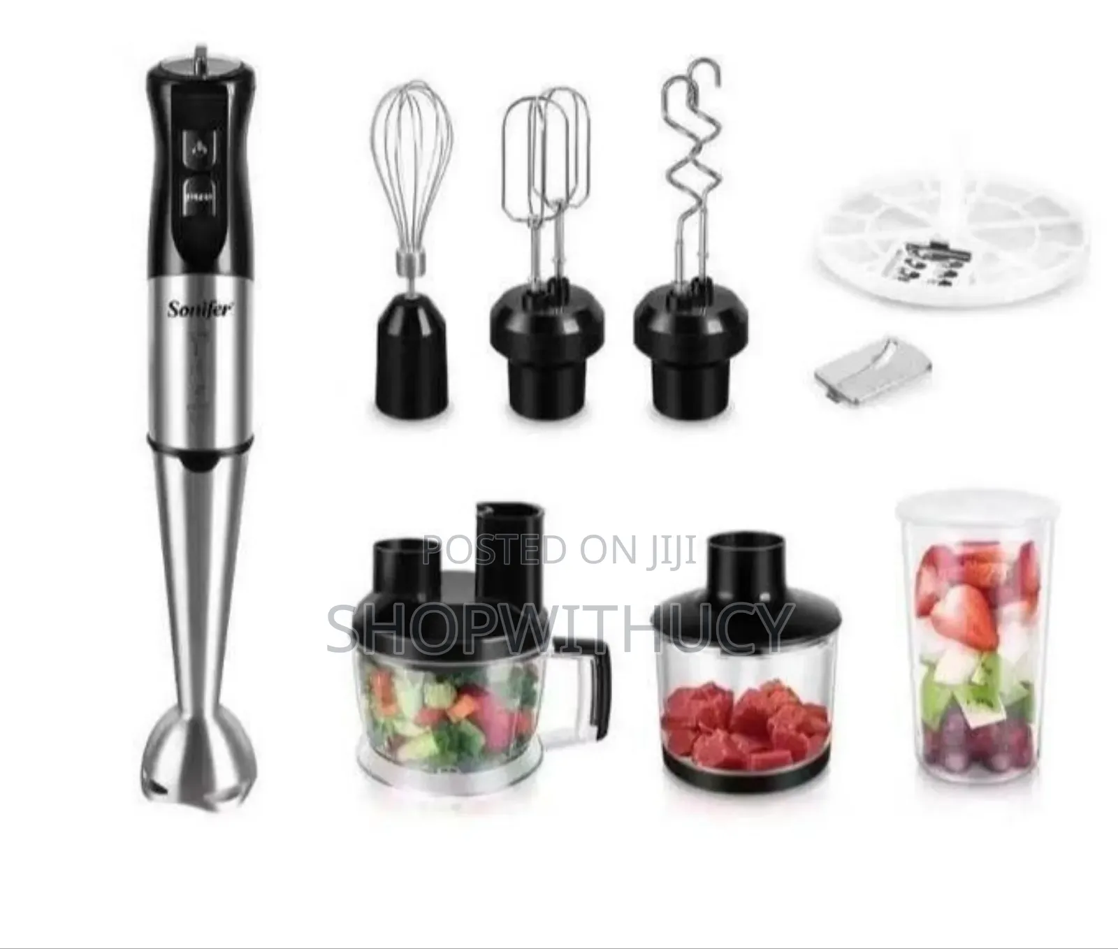 Sonifer Multifunctional Food Processor Hand Blender Set