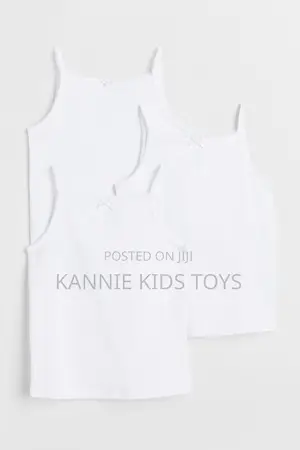 Boys /Girls White Singlet