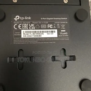 Tp-Link Tl-Sg105s 5 Port Gigabit Switch