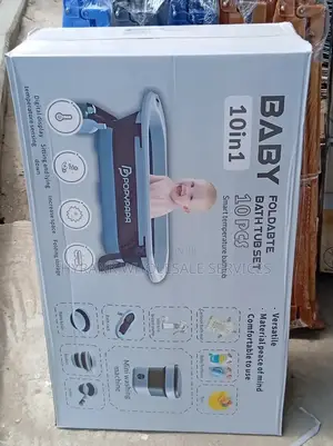 Baby Bathtub Set, 10 in 1 Foldable Bathtub