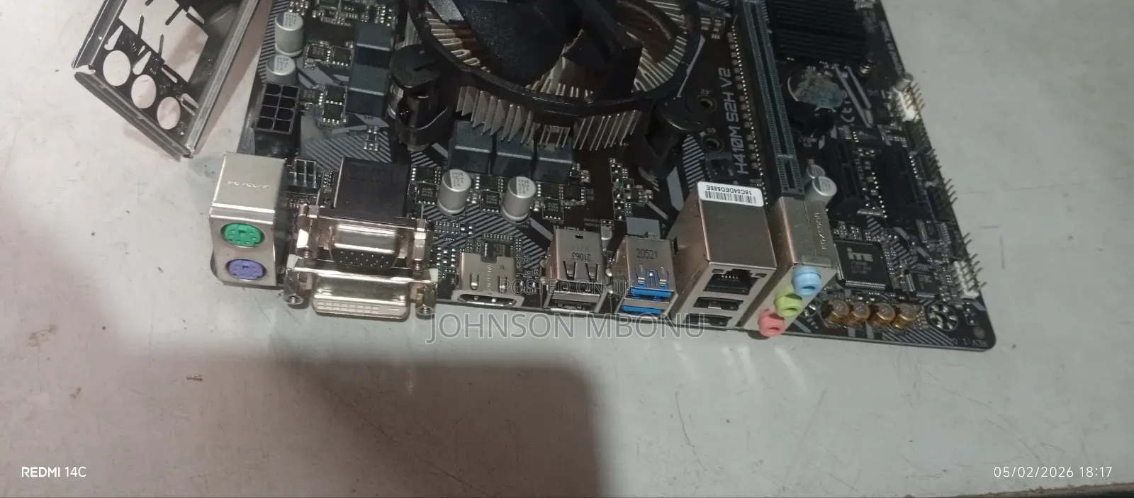 Gigabyte H410m S2h V2 10th Generation.