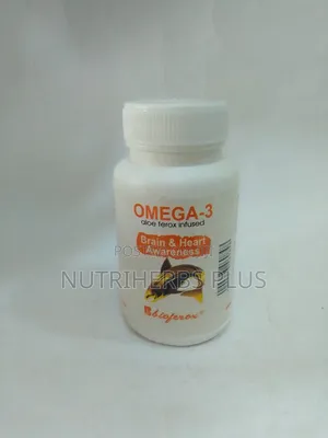 Aloe Ferox Omega 3 Capsules:  for Brain Cardiovascular Health