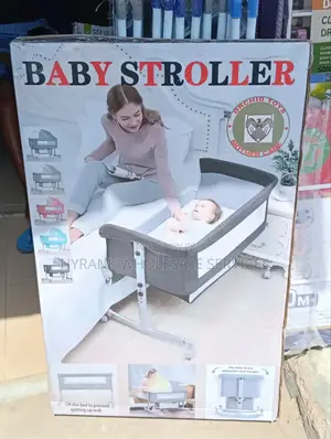 Baby Bed and Stroller, Movable and Adjustable