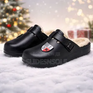 Cozy Fleece-Lined Winter Clog Slippers
