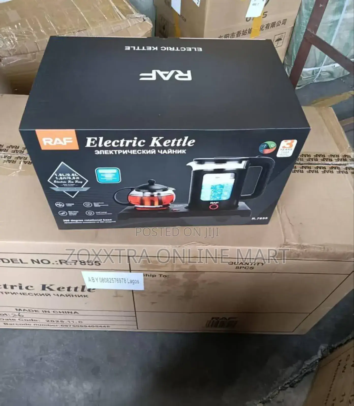 Raf Electric Kettle Tea Maker Set