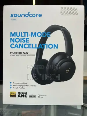 Soundcore by Anker Q30 Multi-Mode Noise Canceling Bluetooth Headphones