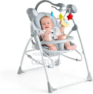 Baby Bluetooth-Enabled Baby Swing.