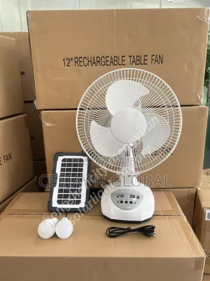 Solar Mingsheng 12inches Table Fan