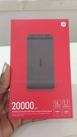 Redmi 20000mah Power Bank – 18w Fast Charging (Original)
