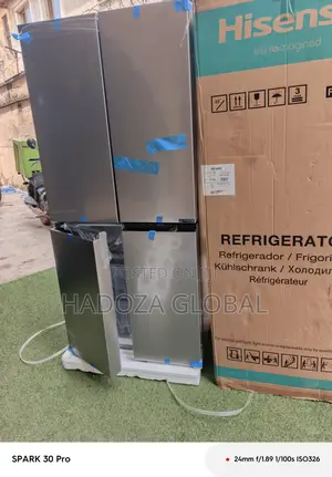 Spacious 4-door Refrigerator 427l By Hisense