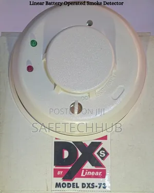 Linear Battery Operated Smoke Alarm Detector Dx-73