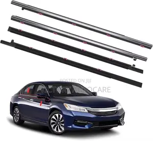 Door Crome Silver Water Protector Set for 2013,2016,2018 Honda Accord