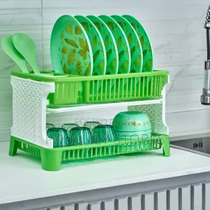 Plastic Dish Drainer 2 Steps