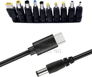 Laptop Adapter Cable Pd 65w Type C to Dc Converter Cable Dc18.5-20v