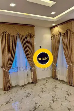 High Quality Biege Colour Turkish Curtains