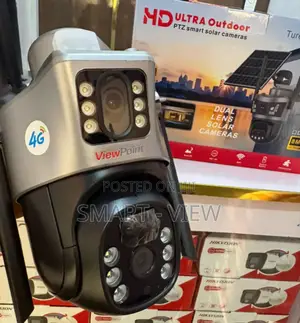 CCTV Solar Dual Lens Camera