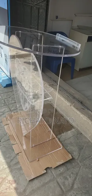 His Love Acrylic Aç Pulpit