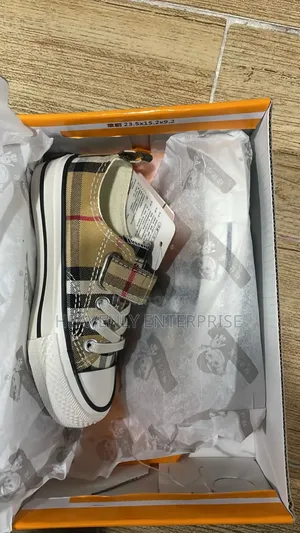 Kiddies Burberry All Stars Sneakers