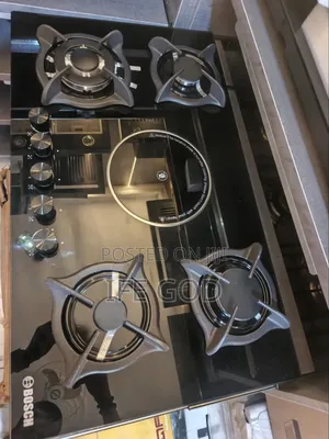 Original Bosch Built-in Blue Flame Light 4+1 Gas Electric Cooker Hob