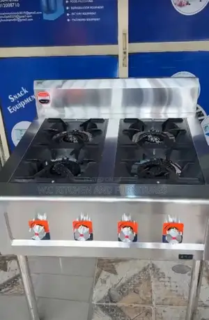 4 Burner Stainless Gas Cooker With Out Oven