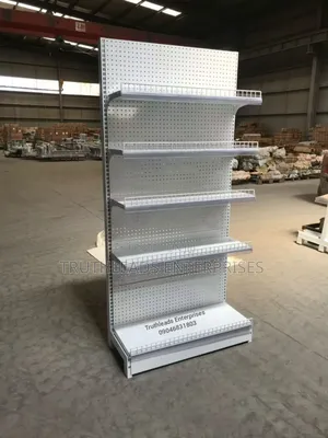 Supermarket Single Side Shef With Transparent Price Strips
