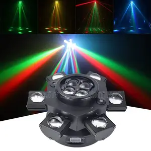 Six Arm Bee Eye Laser Light With Strobe