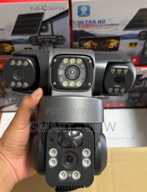 Triple Lens Solar Security Camera