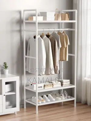 Cloth Hanger With Shoe Rack