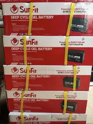 7ah 12v Sunfit Solar Gel Battery. Best Sunfit Importer and Distributor