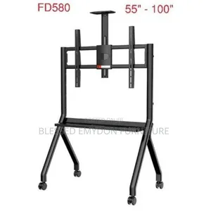 Mobile Tv Stand With Mount 55" - 100"