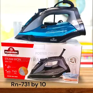 *Rashnik Big Steam Iron With 3 Pin Plug