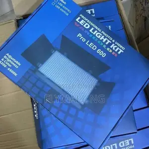 Led Professional Photo Video Light Kit (Led 600 Pro With Stand)