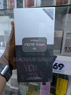 New Infinix Note Edge 256 GB Silver