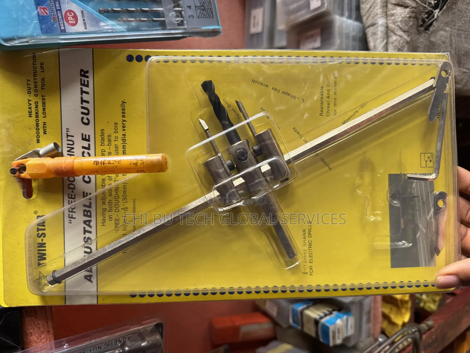Win-Sta" Adjustable Circle Cutter Tool Set