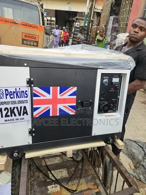 12kva Perkins Diesel Soundproof Generator 100%Copper Wire