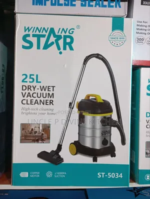 Winning Star 25l Wet and Dry Vacuum Cleaner With Powerful Suction.