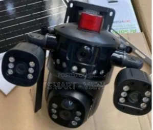 Triple Lenses CCTV Solar Cameras