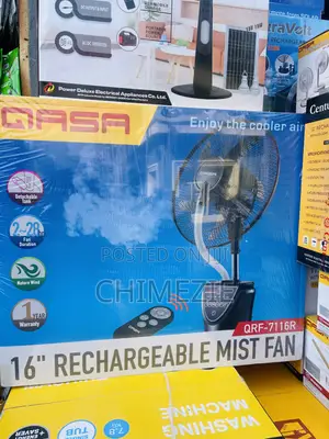 Qasa 16" Rechargeable Mist Fan