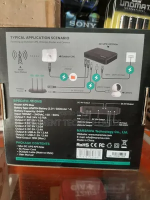 Marsriva 20,000mah Smart Mini Dc Ups (Router Powerbank)