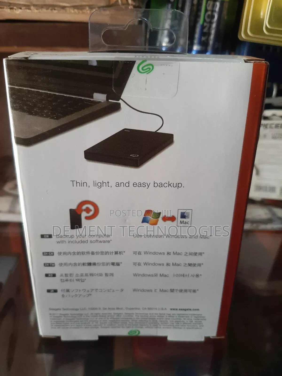 Seagate 500gb External Backup Plus (Hdd)