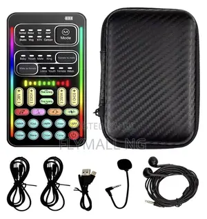 I9 Voice Changer Set Mini Live Broadcast Voice Disguiser Microphone
