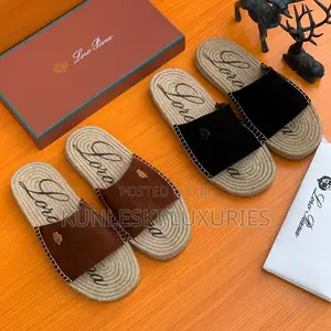 Original Loro Piana Suede Slippers