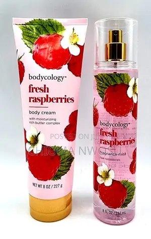Bodycology Set Fresh Raspberry Fragrance Mist and Body Lotion 2 in 1