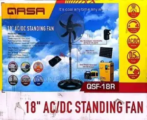 Qasa 18'' Ac/Dc Standing Fan(Energy Saving)