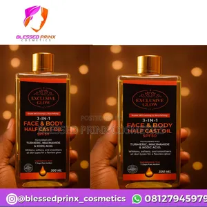 Exclusive Glow Super Whitening Nourishing 3 in 1 Halfcast Oil