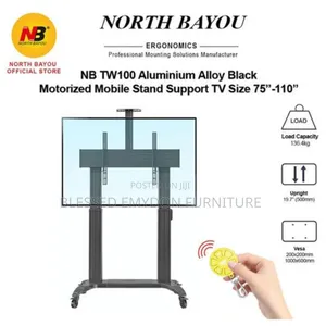 Tv Mount Cart (Fits Most 70-110 Inch Flat Pane.